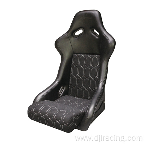 Racing Bucket Black Reclinable Racing Seat